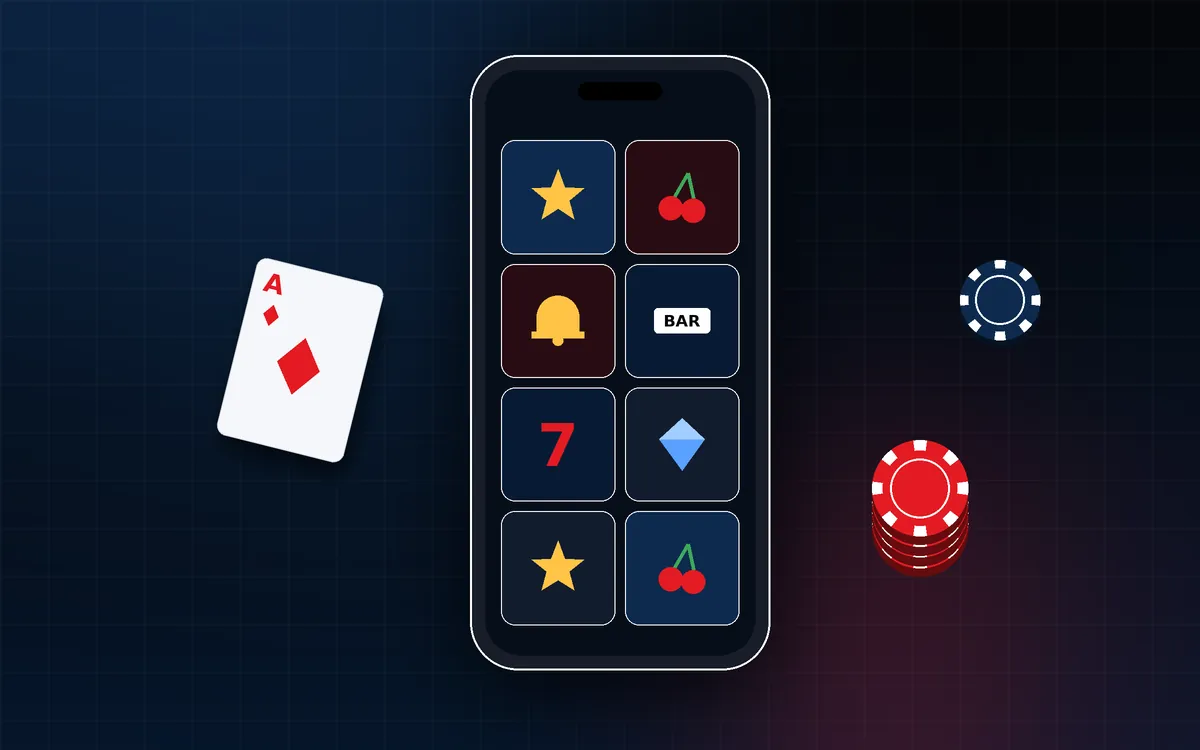 Smartphone with game tiles